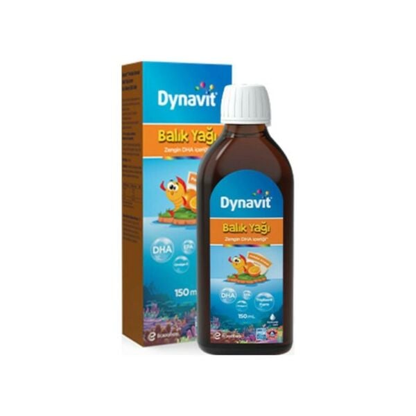 Dynavit Balık Yağı Şurunu Portakal Aromalı 150 ml