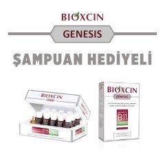 Bioxcin Genesis Serum 24  x 6 ml (Kuru ve Normal Saçlara Özel Şampuan Hediyeli)