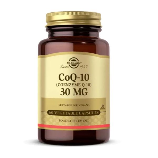 Solgar Coenzyme Q-10 30 mg 60 Kapsül Antioksidan