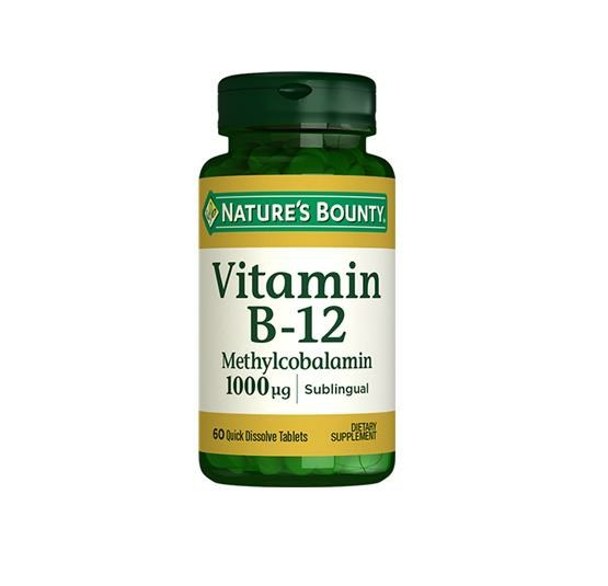 Nature's Bounty Vitamin B12 Methylcobalamin 1000mcg 60 Tablet