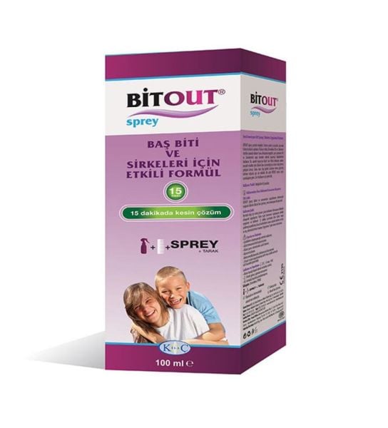 Bitout Bit ve Sirke Spreyi + Tarak 100 ml