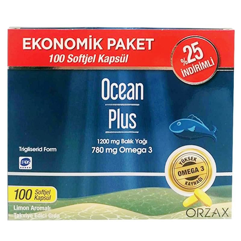 Ocean Plus 1200 mg Ekonomik Paket 100 Kapsül