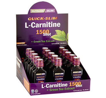 Nutraxin Quick-Slim L-Carnitine Shot 15 Adet 1500 mg