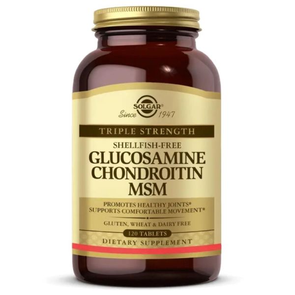 Solgar Glucosamine Chondroitin MSM 120 Tablet