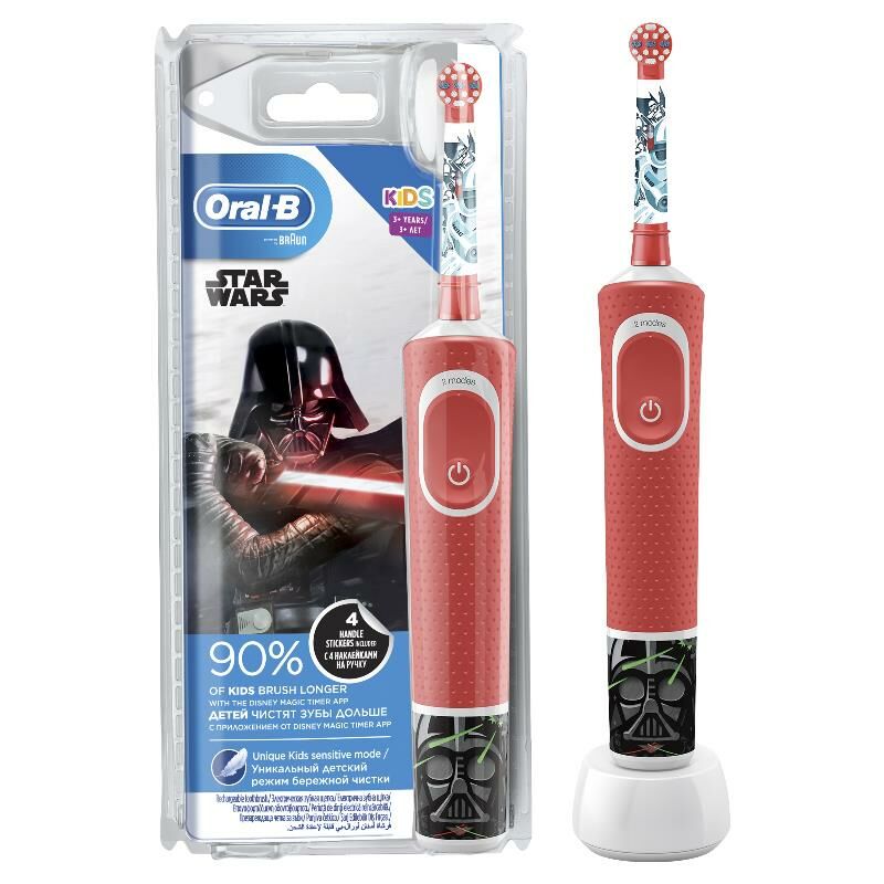 Oral-B Çocuklar İçin Şarj Edilebilir Diş Fırçası D100 Star Wars Özel Seri