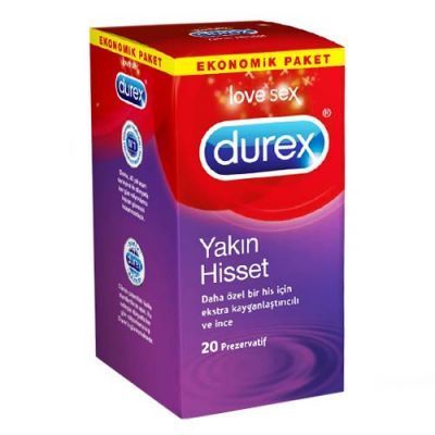 Durex Yakın Hisset Prezervatif 20 Adet