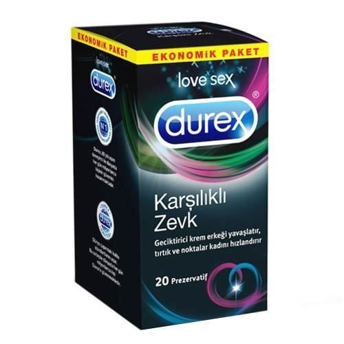 ​Durex Love Sex Karşılıklı Zevk 20'li Prezervatif