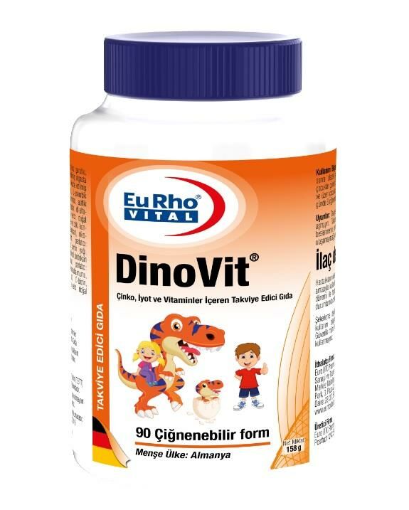 Eurho Vital DinoVit Çiğnenebilir 90 Tablet