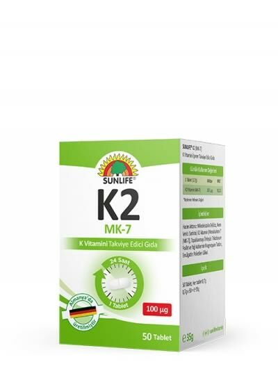 Sunlife K2 MK-7 50 Tablet
