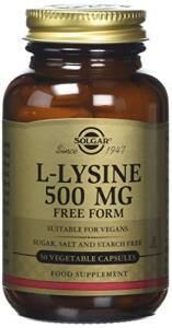 Solgar L-Lysine 500 mg 50 Kapsül