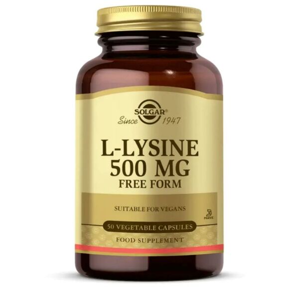 Solgar L-Lysine 500 mg 50 Kapsül