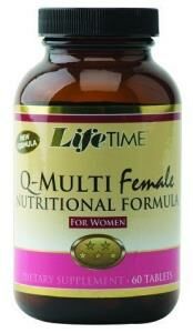 Life Time Q-Multi Female Nutritional Formula 60 Tablet
