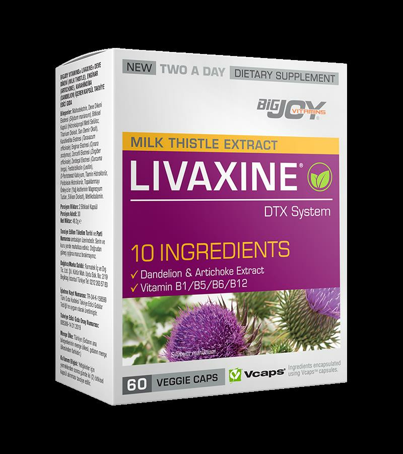 BigJoy Vitamins Livaxine 60 Bitkisel Kapsül