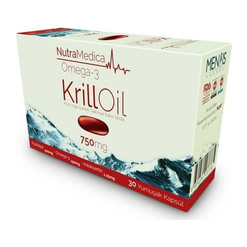 NutraMedica Krill Oil 750 mg 30 Yumuşak Kapsül
