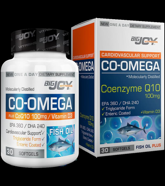 BigJoy Vitamins Co-Omega 30 Yumuşak Kapsül