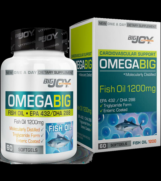 BigJoy Omega Big Fish Oil + Epa 60 Yumuşak Kapsül