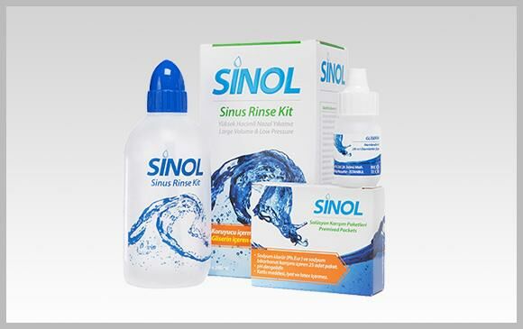 Sinol Sinus Rinse Kit 25 x 240 ml