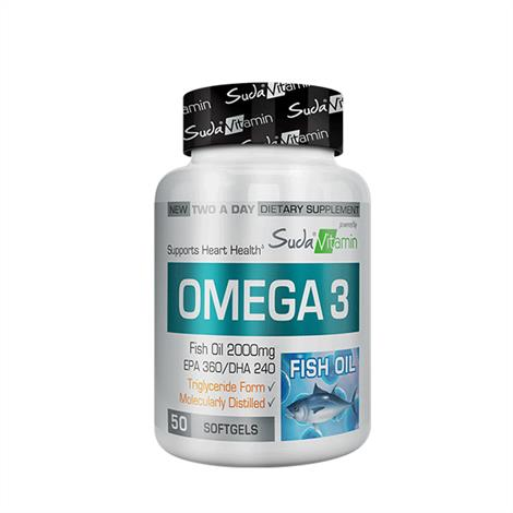 Suda Vitamin Omega 3 50 Yumuşak Kapsül