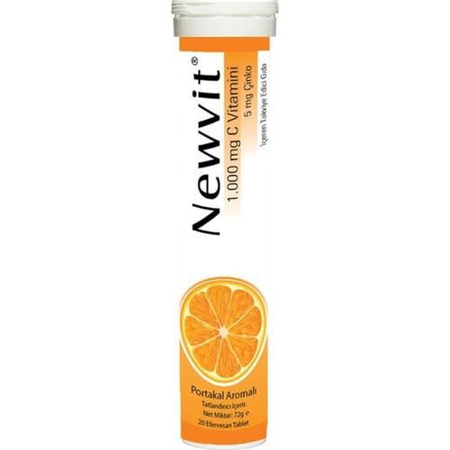 Newvit Vitamin C 1000 mg 20 Efervesan Tablet