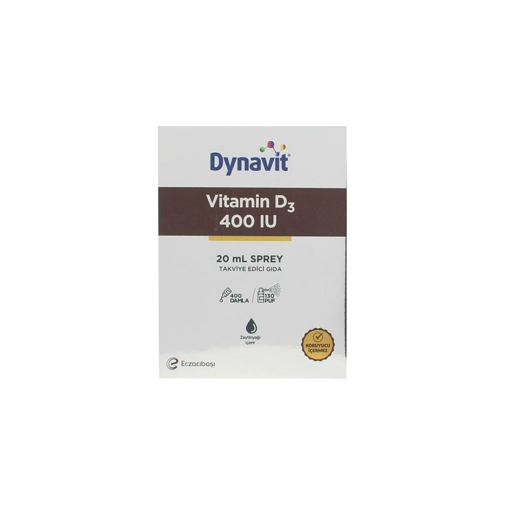 Dynavit Vitamin D3 400 IU Sprey 20 ml