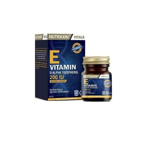 Nutraxin Vitamin E 200 IU 60 Softgels