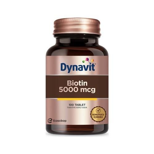 Dynavit Biotin 5000 mcg 100 Tablet