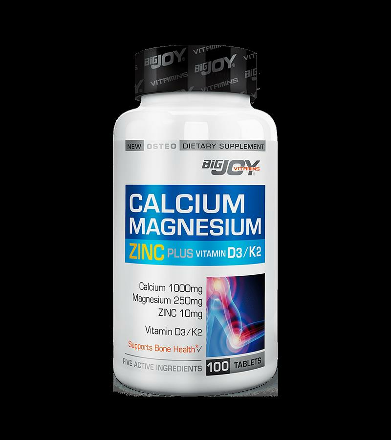 BigJoy Vitamins Calcium Magnesium Zinc Plus 100 Tablet