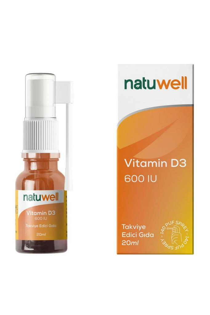 Natuwell Vitamin D3 600 Damla 20 ml