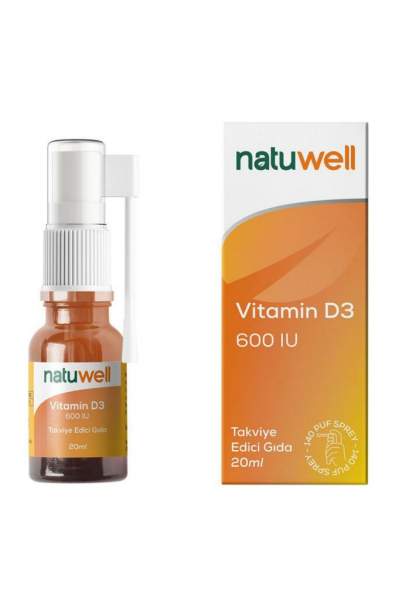 Natuwell Vitamin D3 600 Damla 20 ml