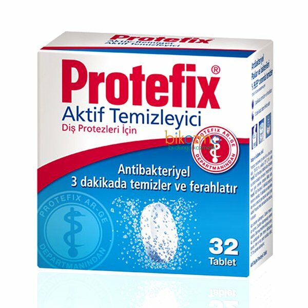 Protefix 32 Adet Aktif Protez Diş Temizleme Tableti