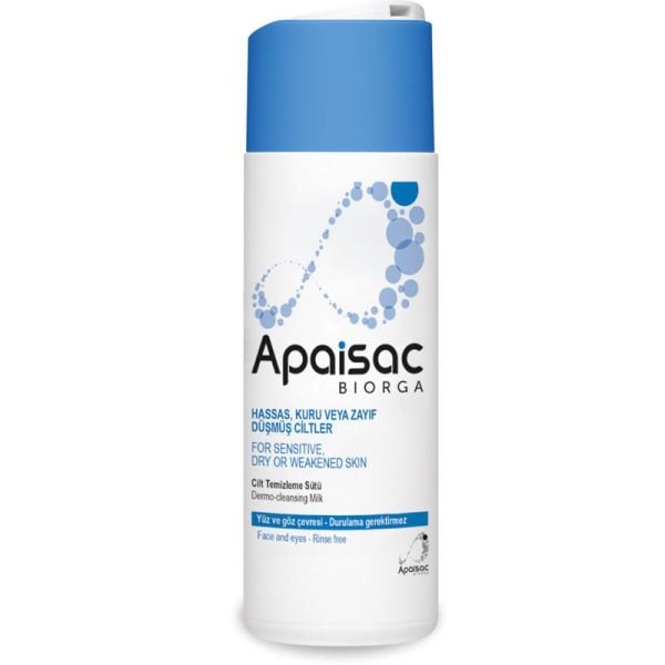 Apaisac Biorga Dermo-Cleansing Hassas Cilt Temizleme Sütü 200 ml