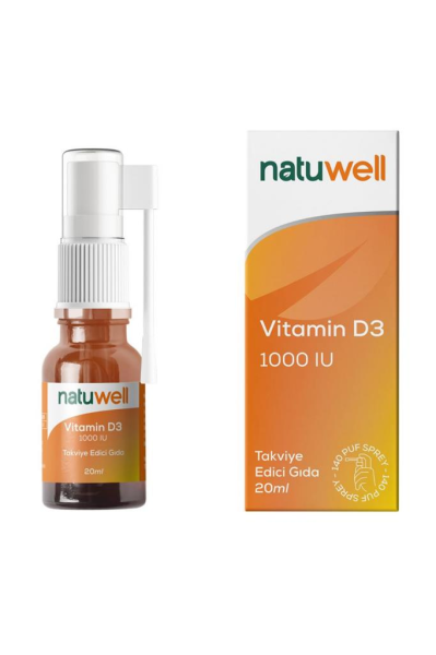 Natuwell Vitamin D3 1000 IU Damla 20 ml