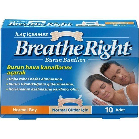 Breathe Right Burun Bandı Klasik Normal Boy 10'lu