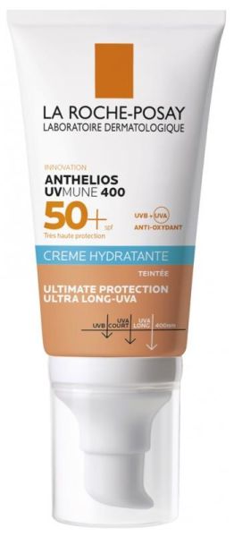 La Roche Posay Anthelios UVmune 400 SPP50+ Hydrating Cream Tinted (Renkli) Güneş Kremi 50 ml
