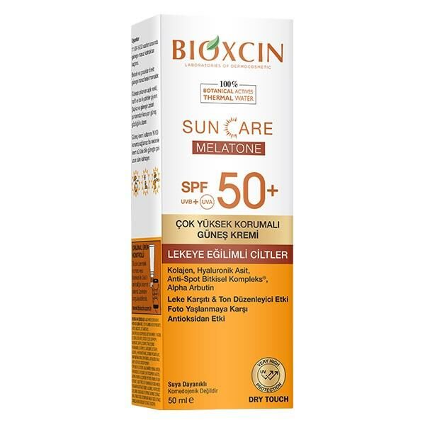 Bioxcin Suncare Melatone Spf50+ Güneş Kremi - Lekeye Eğilimli Ciltler 50 ml