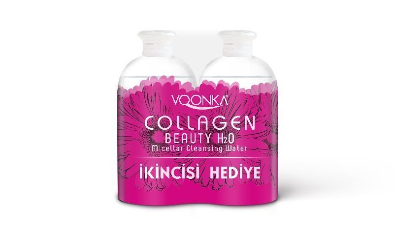 Voonka Beauty Collagen H2O Micellar Cleansing Water 2x500 ml