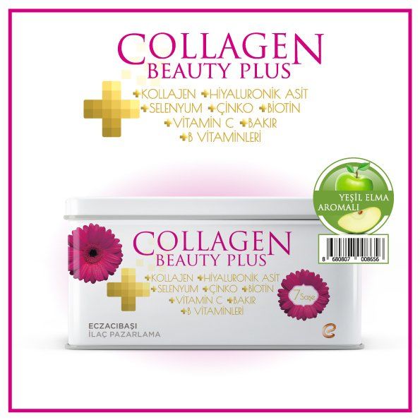 Voonka Collagen Beauty Plus 30'Lu Yeşil Elma-