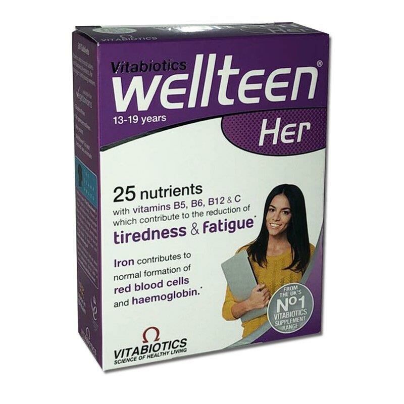 Vitabiotics Wellteen Her 13-19 years 30 Tablets
