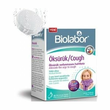 Biolabor Öksürük Cough 20 Efervesan Tablet