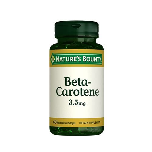 Nature's Bounty Beta Carotene 3.5 mg 60 Kapsül