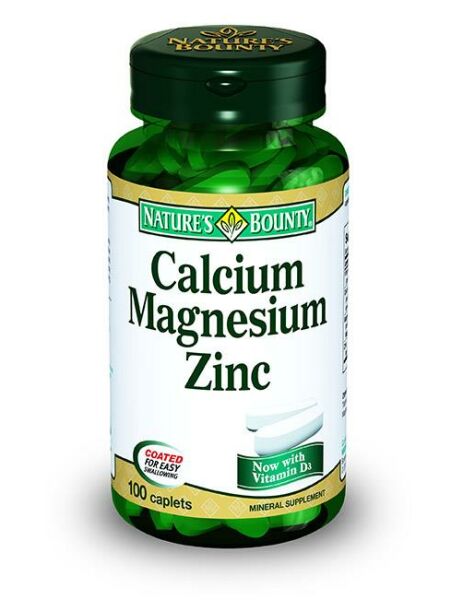 Natures Bounty Calcium Magnesium Zinc 100 Tablet