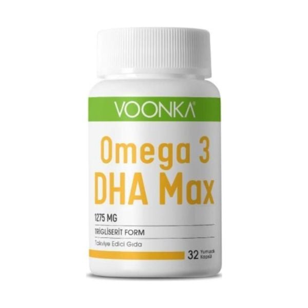 Voonka Omega 3 DHA Max 1275 mg 32 Yumuşak Kapsül