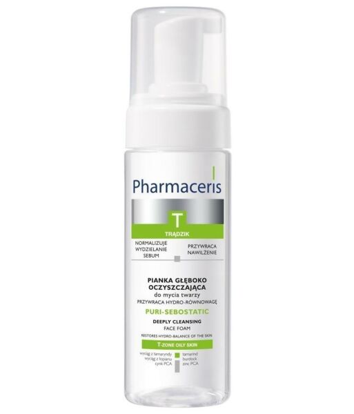 Pharmaceris T Puri Sebostatic Deeply Cleansing Yüz Temizleme Köpüğü 150 ml