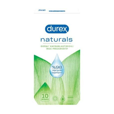 Durex Naturals Prezervatif 10 Adet