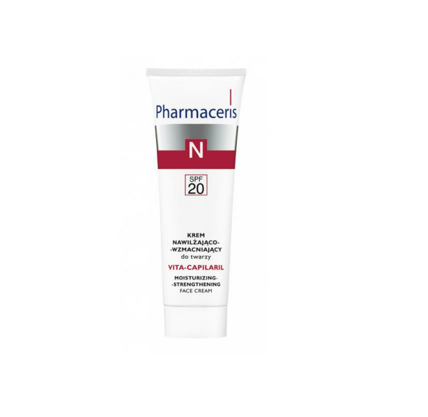 Pharmaceris N Vita-Capilaril SPF 20 Moisturizing Strengthening Face Cream 50 ml