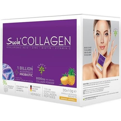 Suda Collagen Probiyotik Ananas 10gr x 30 Saşe