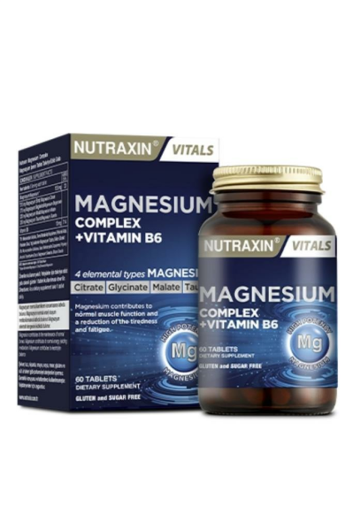 Nutraxin Magnesium Complex + Vitamin B6 60 Tablet