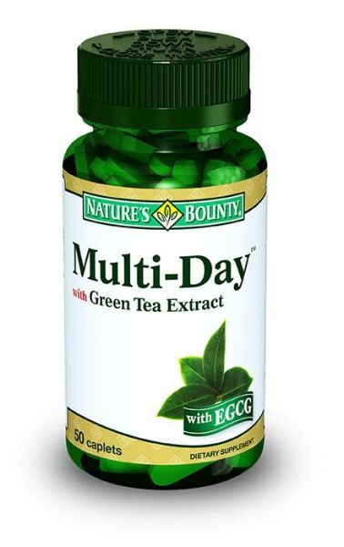 Nature's Bounty Multi Day with Green Tea Extract 50 Tablet