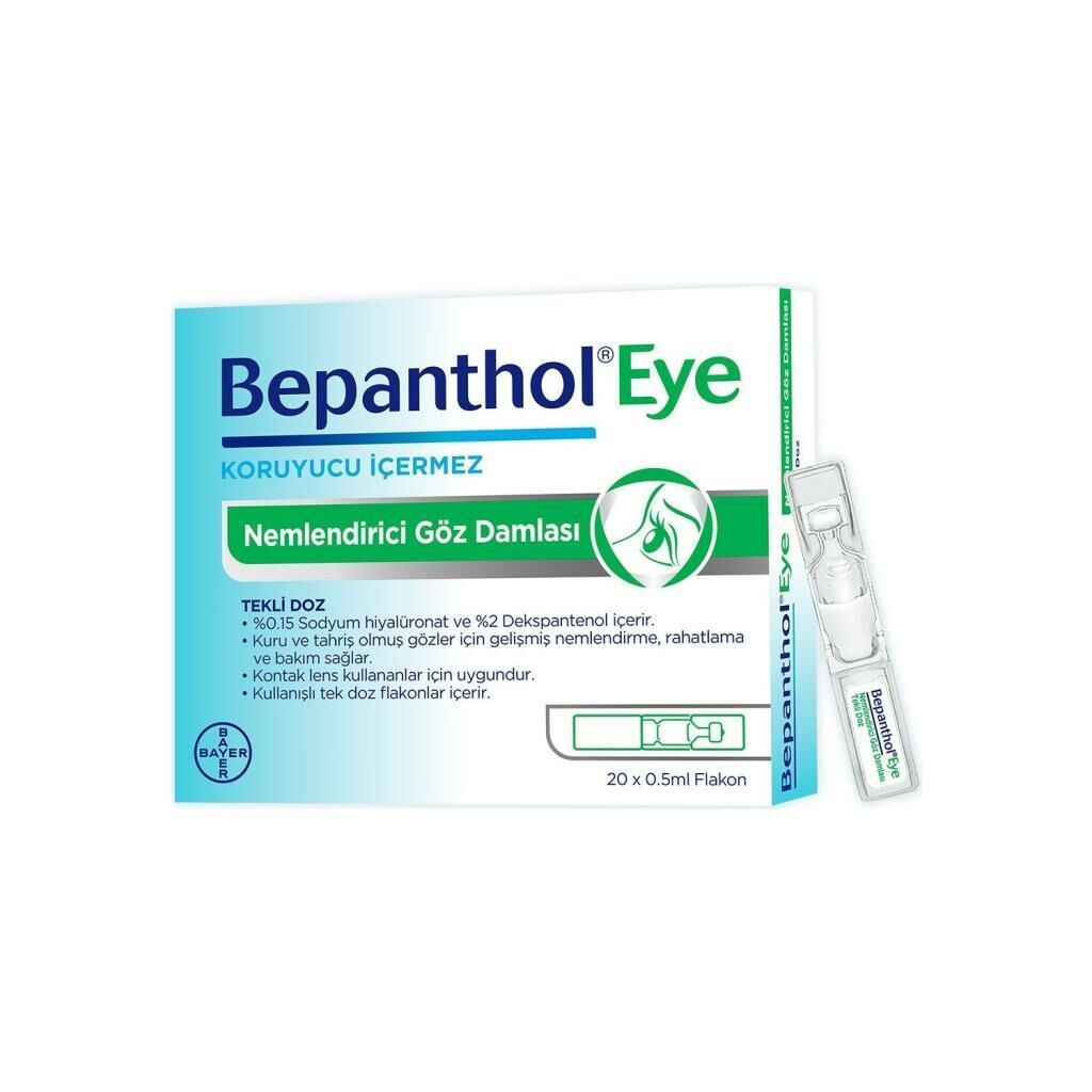 Bepanthol Eye Nemlendirici Göz Damlası 20 x 0.5 ml