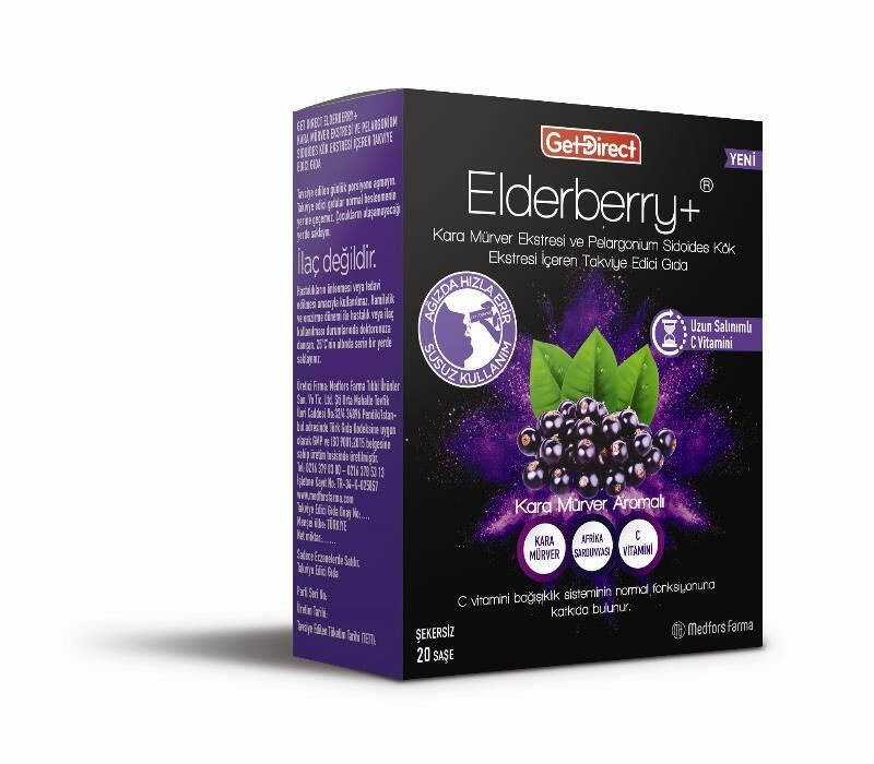 Get Direct Elderberry + Kara Mürver 20 Saşe